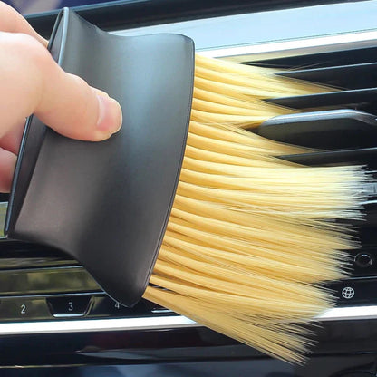 Soft Bristle Car Air Conditioner Cleaner Brush - 1 Pc