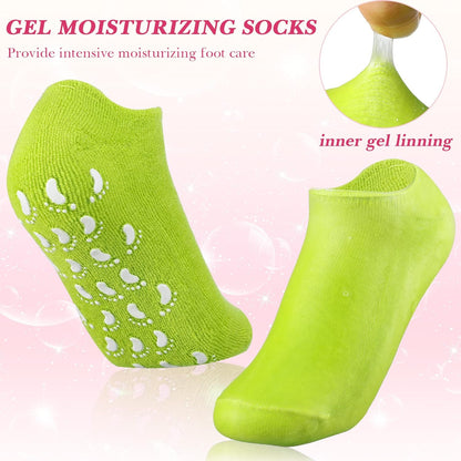 House of Beauty Aloe Vera Paraffin Foot Socks for Smoothening Cracked Heels