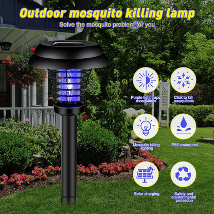 Medium UV LED Solar Powered Mosquito Trap/Bug Zapper (1 Pc)