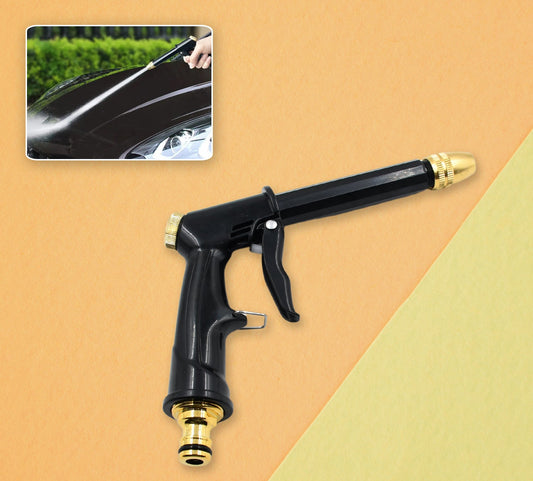 Comfortable Grip Water Spray Gun - Brass Nozzle Ideal for Various Uses