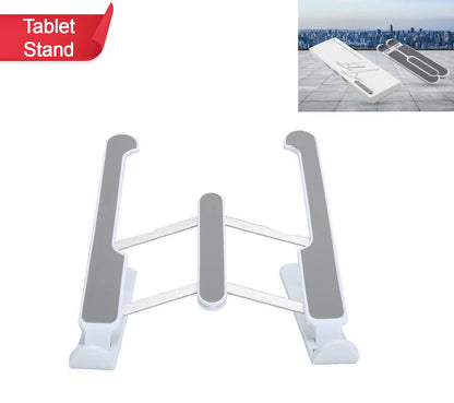 Adjustable Laptop Stand Holder with Built-In Foldable Legs and High-Quality Fibre