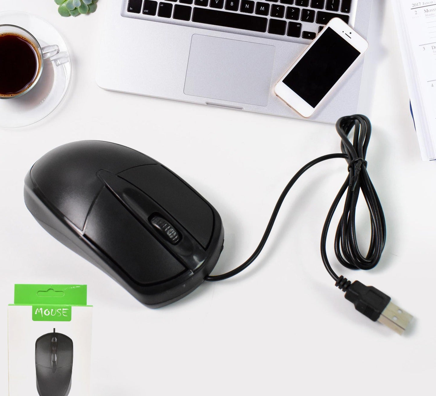 Laptop Wired Optical Mouse(1 Pc)