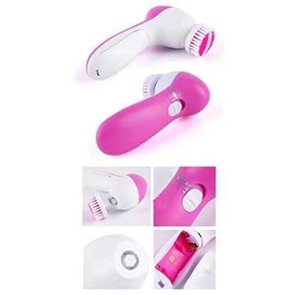 All-in-One Smoothing Massager – 5-in-1 Body and Facial Care (Pink)