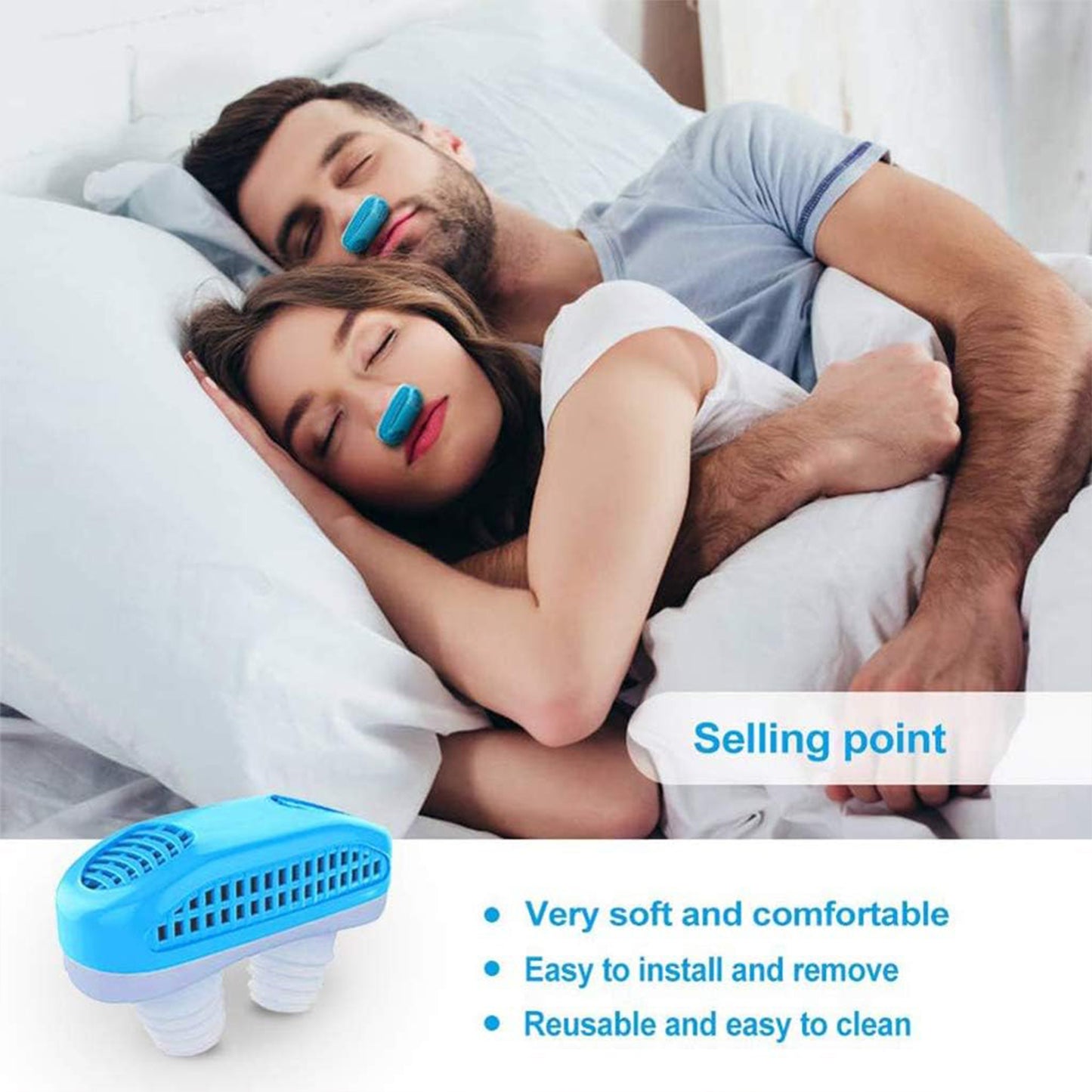 Kedy 2 in 1 Anti Snoring and Air Purifier Nose Clip