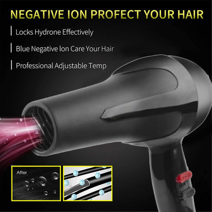 Nirvani 1500 Watt Professional Hair Dryer 2888 (Black)