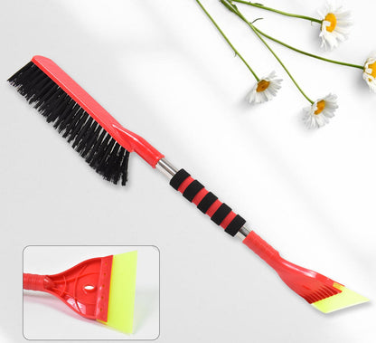 DualAction Ice Scraper & Snow Brush - 2-in-1 with Comfortable Grip