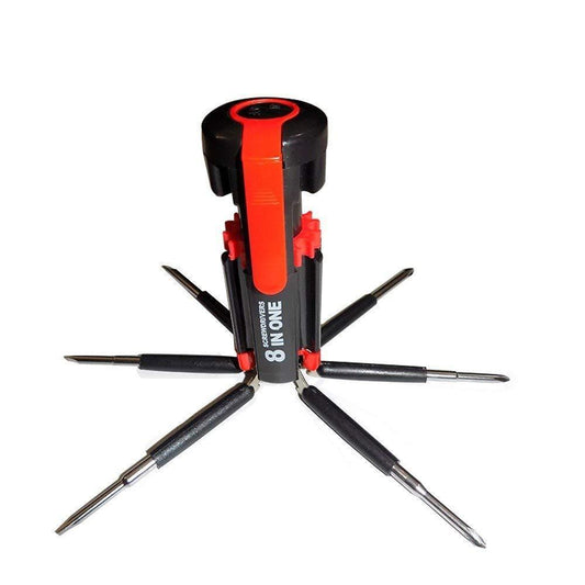 Multi-Function Screwdriver Kit & LED Torch (8-in-1)