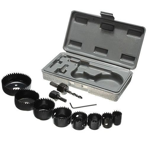 High-Quality 11-Piece Hole Saw Set – Multicolour for Professional Wood Cutting