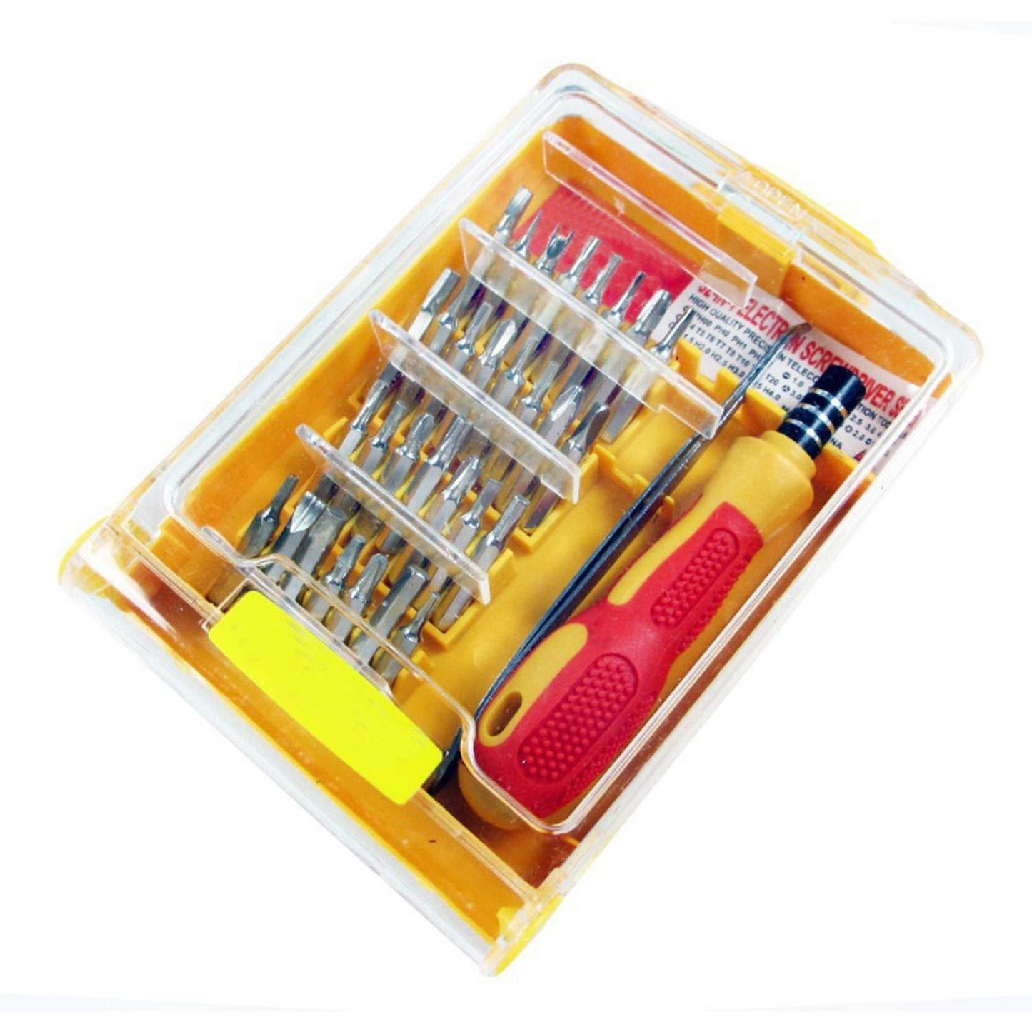 Professional 32-Piece Screwdriver Kit – Magnetic Holder for Secure Storage