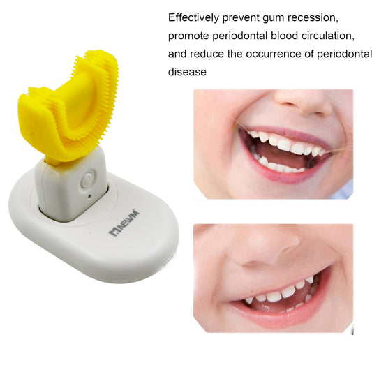 Waterproof Ultrasonic Toothbrush for Kids – U-Shaped & Rechargeable