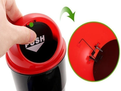 Mini Car Dustbin &amp; Ashtray – Keep Your Car Clean and Tidy!