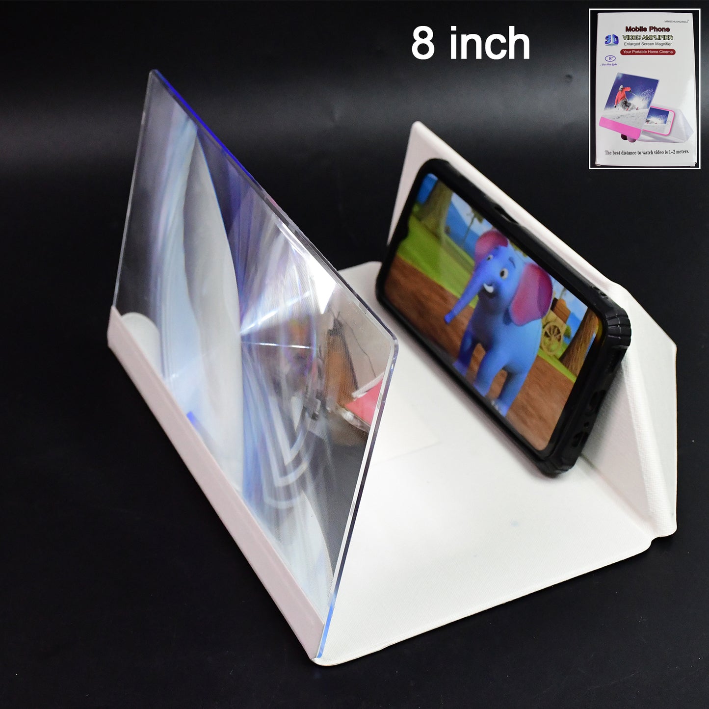 Mobile Phone Screen Magnifier Amplifier (1 Pc  8 Inch)-3d Hd