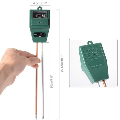 3 Way Soil Meter - pH Testing Meter for Gardening