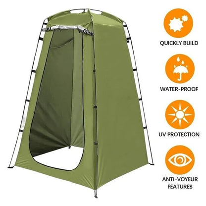 Hiking Privacy Tent - Instant Portable Outdoor Shower Tent, Camp Toilet Tent, Changing Room, Rain Shelter (1 Pc)