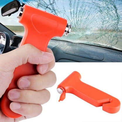 Safety Hammer - Car Emergency Tool with Window Breaker and Seatbelt Cutter