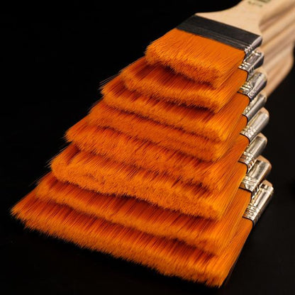 Premium 12-Piece Flat Painting Brush Set