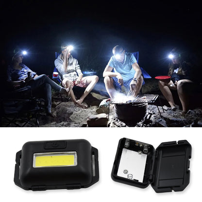 Waterproof Headlamp Flashlight - Portable 10W COB Light for Outdoor Adventures