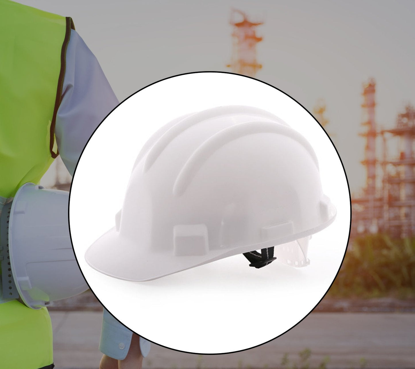 Heavy-Duty Safety Helmet | Construction Protective Gear with Anti-Smashing Design