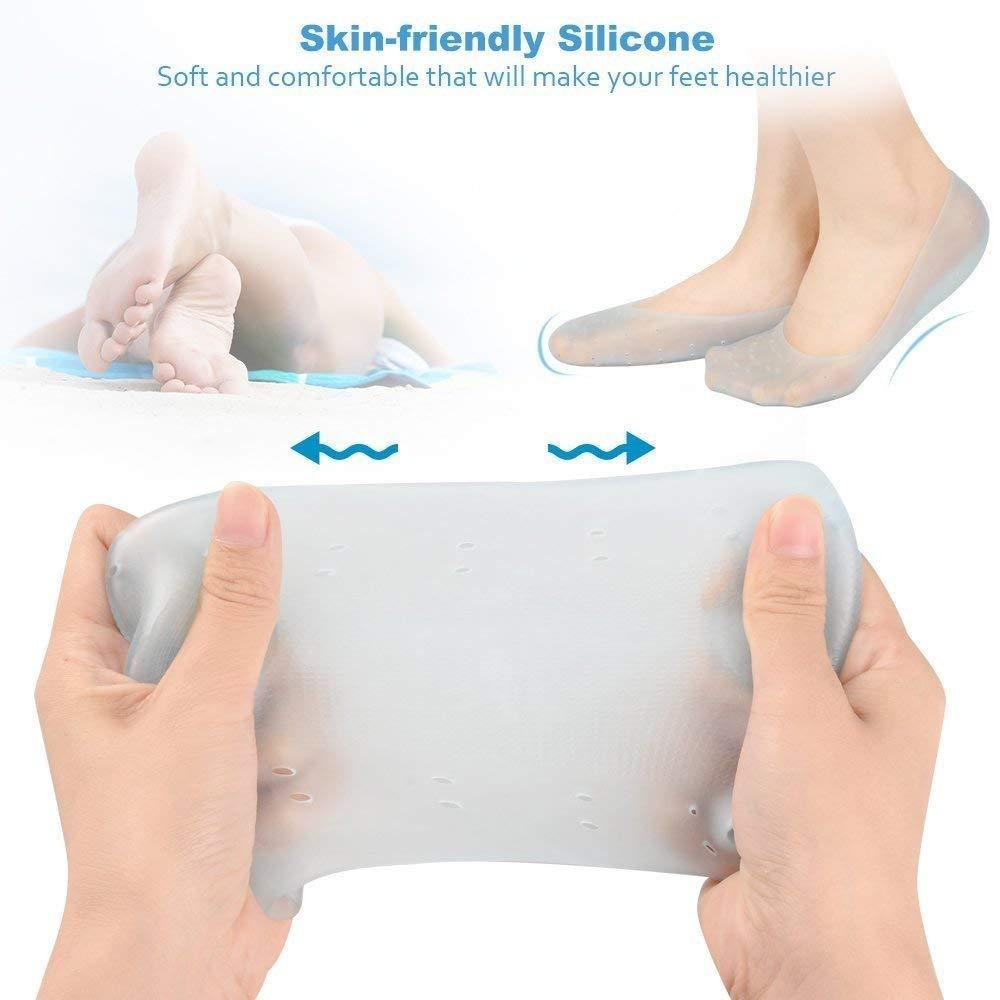 Anti-Crack Moisturizing Socks – Silicone Gel Foot Protector