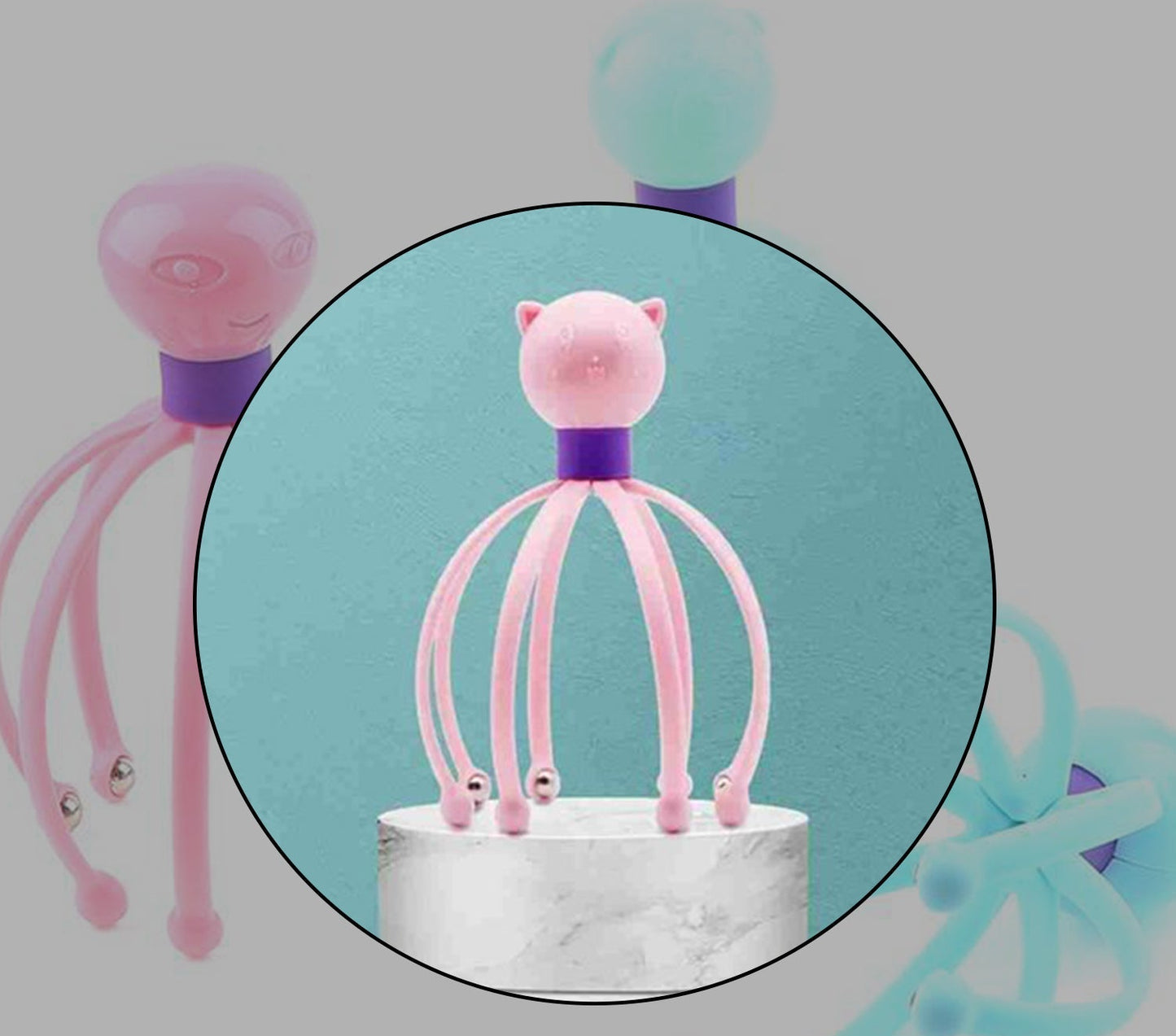 Soothing Octopus Scalp Massager for Stress Relief