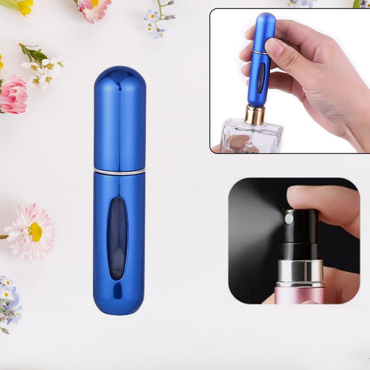 Mini Perfume Refillable Atomizer Container - Portable Spray Bottle for Traveling (1 Pc / Mix Color)