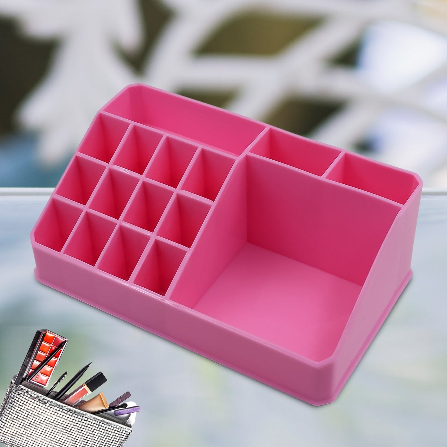 Makeup Organizer Cosmetic Storage Box with Drawer (1 Pc)