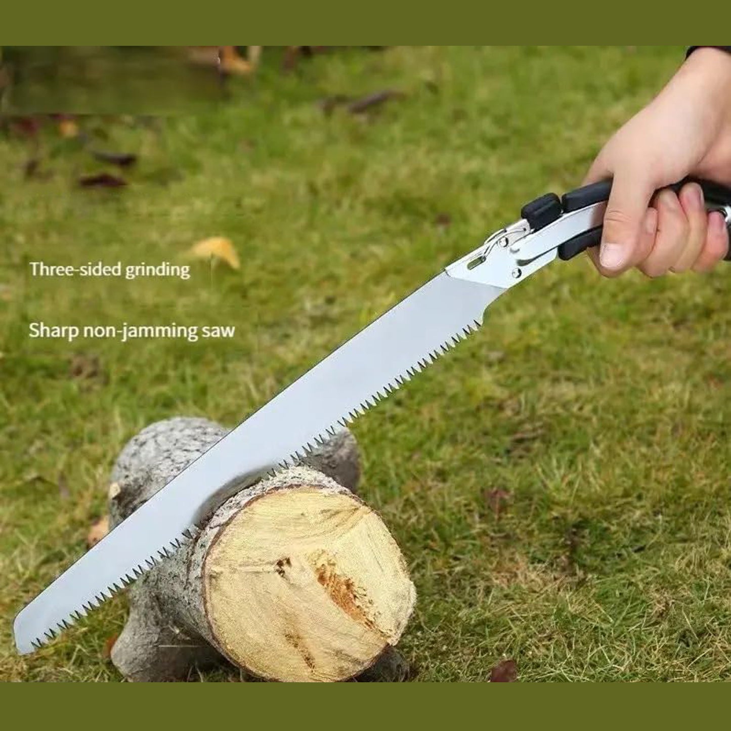 Hand Pruning Saw for Tree Branch Cutting, Camping &amp; Woodworking (1 Pc / With Cover / 50 Cm Long)