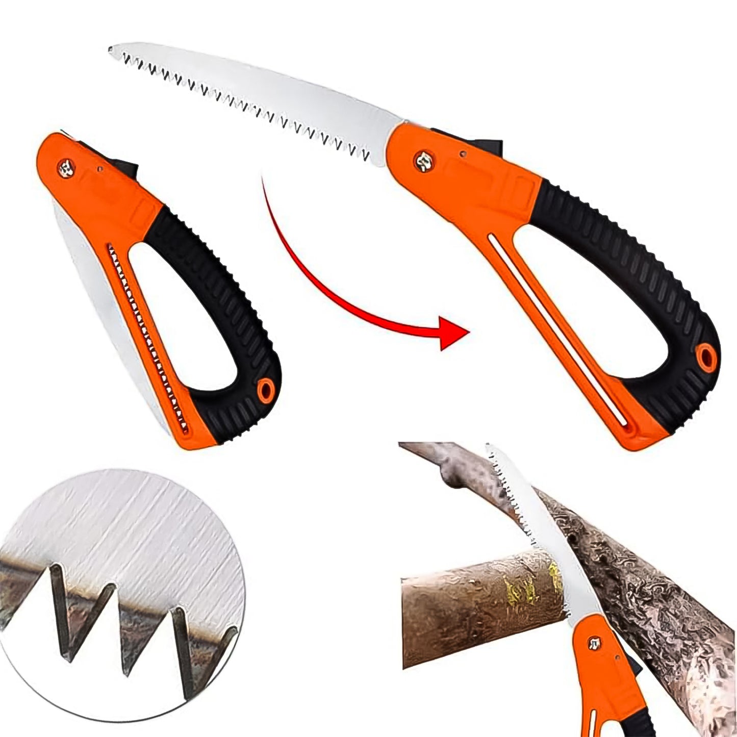 Mini Pruning Saw | 15-Inch Folding Blade for Efficient Cutting