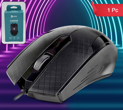 PrecisionPro Wired Optical Mouse - Sleek and Reliable