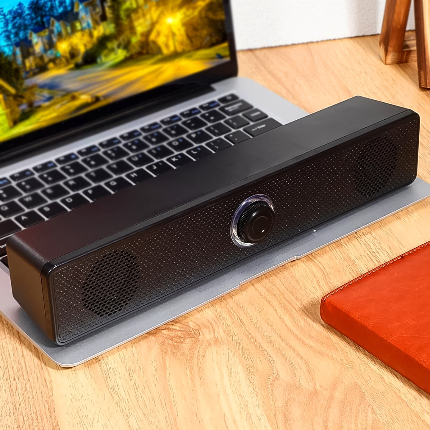 Plug & Play USB Speaker - Crisp Sound for Your Desktop