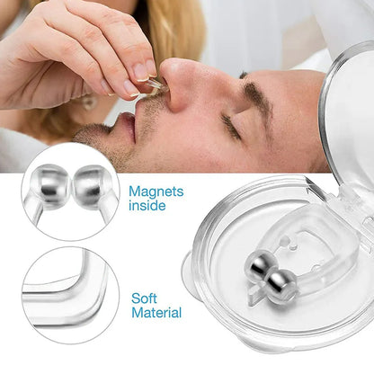 PRICADE Anti Snore Device for Men and Women Silicone Magnetic Nose Clip"