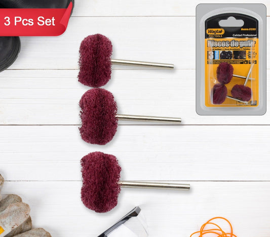 Professional 3-Piece Abrasive Polishing and Buffing Set