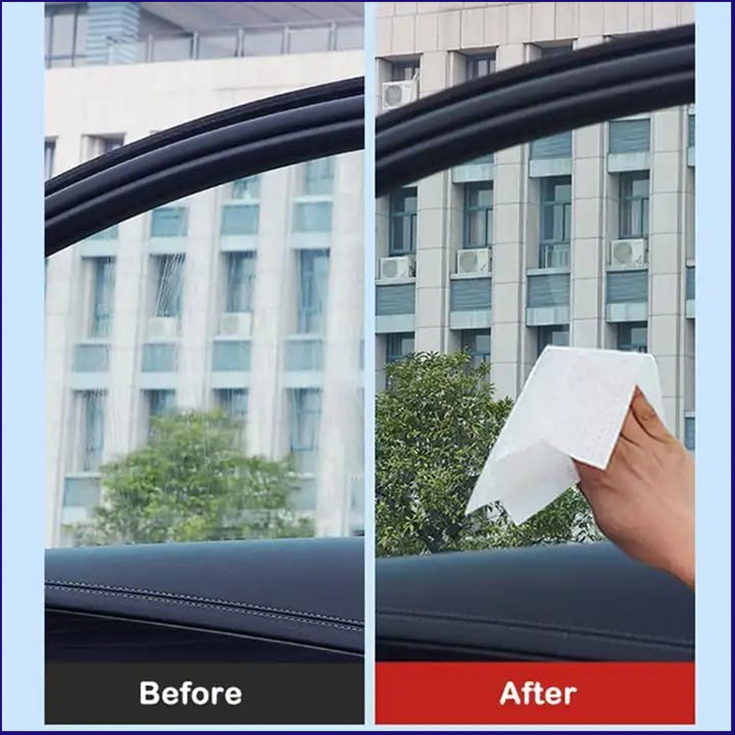 Premium Car Dashboard Scratch Remover Tissues – 80 Pcs Set"