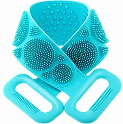 Silicone Back Scrubber – Dual-Sided Brush for Skin Exfoliation and Cleansing