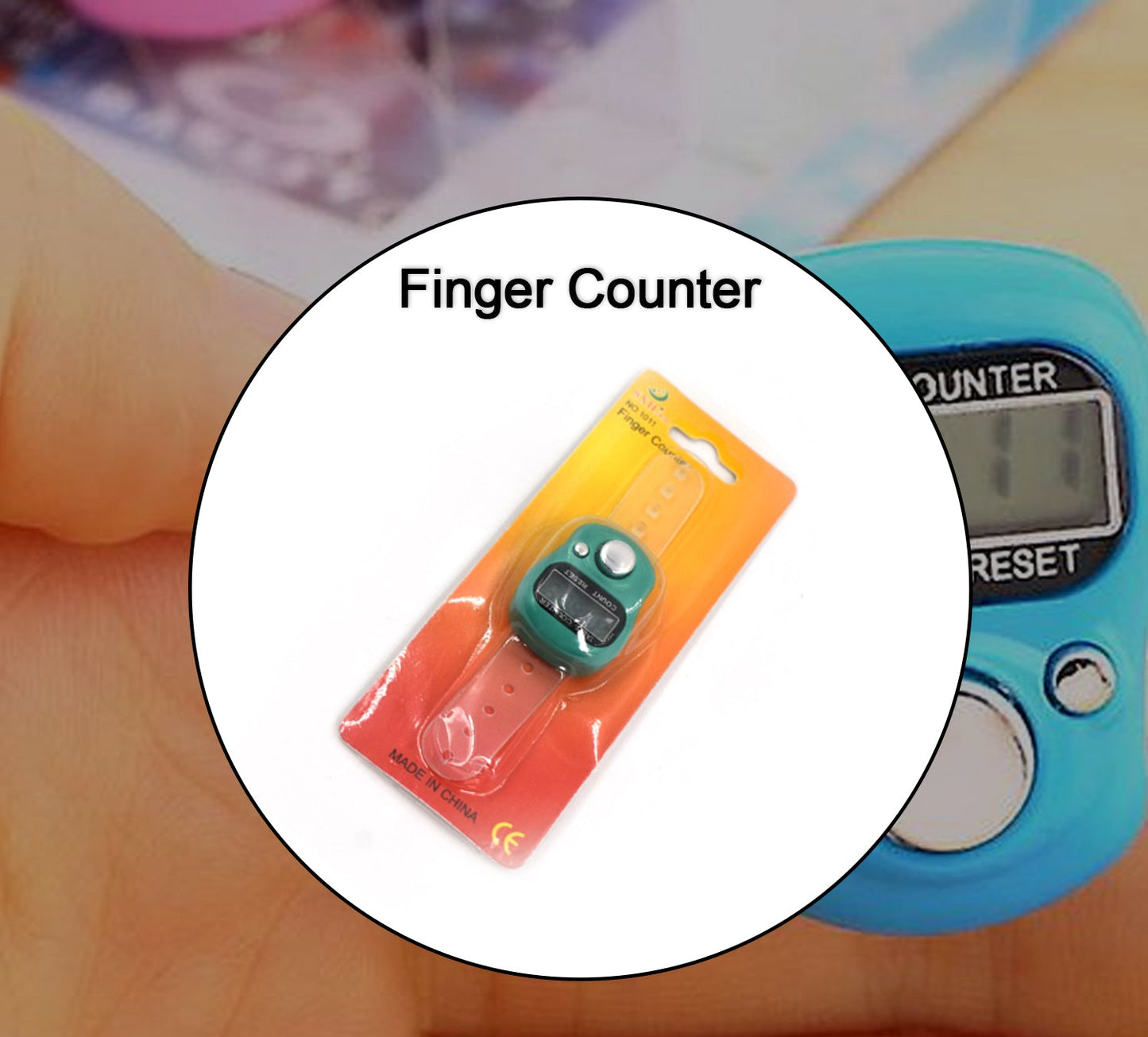 Electronic Finger Counter with Manual Hand Tally Function