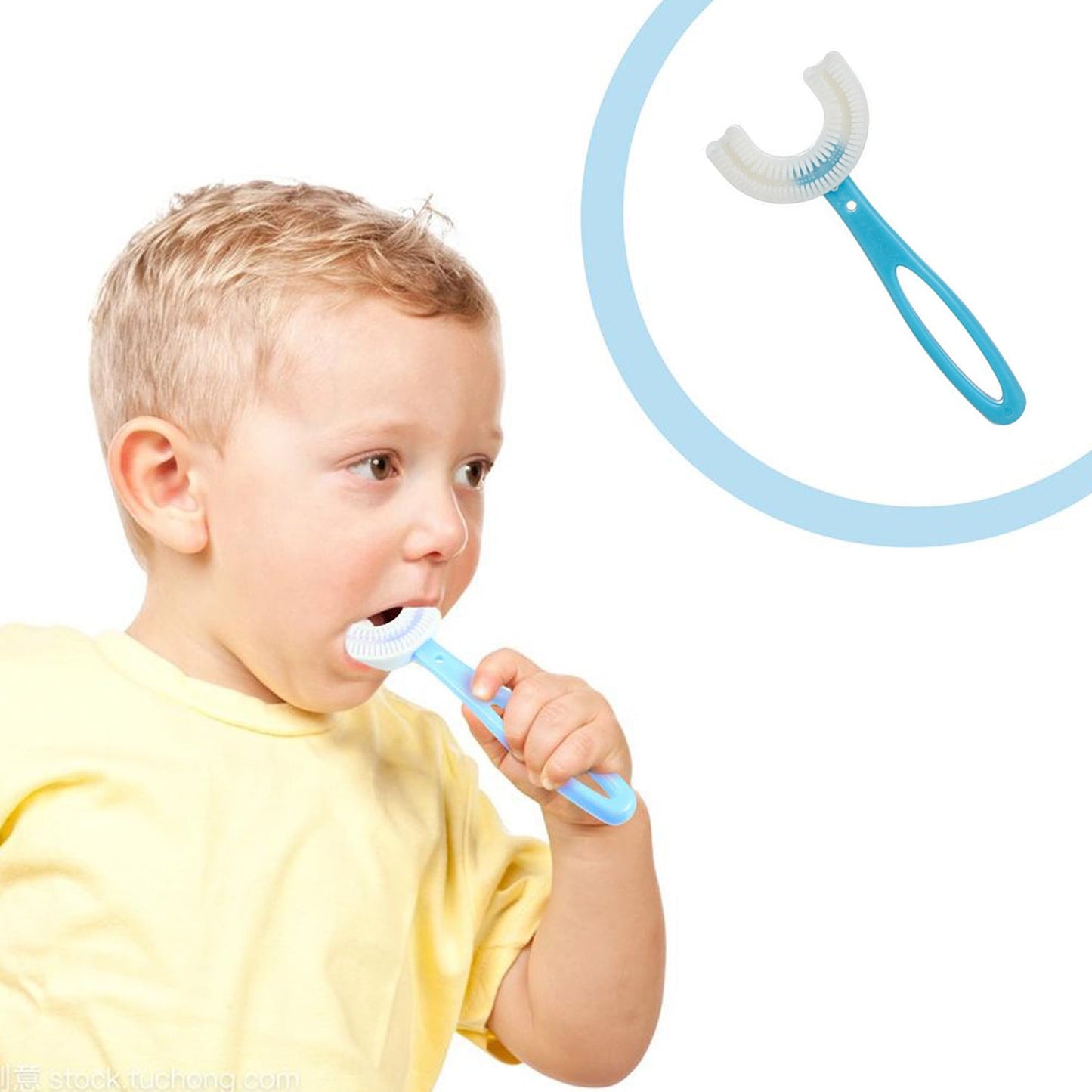 ComfortFit Kids U-Shaped Toothbrush - Perfect for Toddlers and Children