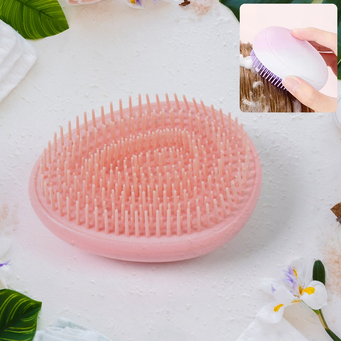 Plastic Hair Washing Comb &amp; Massager - The Ultimate Shower Companion for Men and Women (1 Pc)