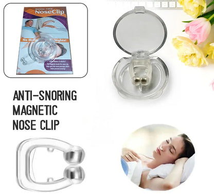 PRICADE Anti Snore Device for Men and Women Silicone Magnetic Nose Clip"