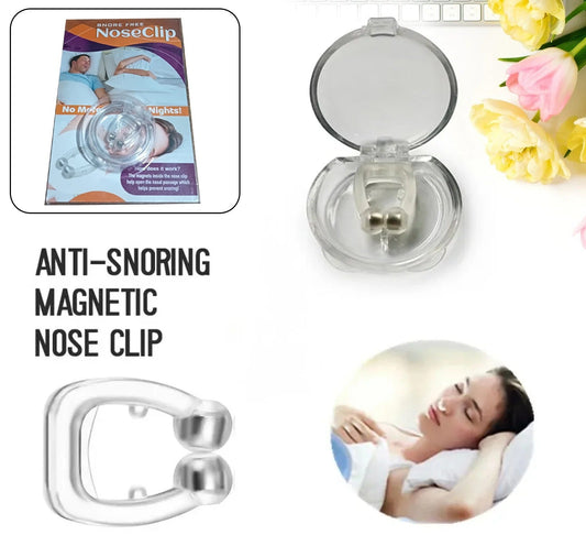 PRICADE Anti Snore Device for Men and Women Silicone Magnetic Nose Clip"