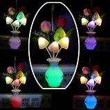 LED Dream Night Light: Auto ON/OFF Sensor Mushroom Lamp (Multicolor)