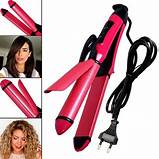 Hair Straightener and Curler Machine (2 In 1 ) - Versatile Hair Iron for Women