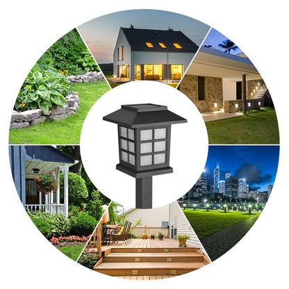 Solar Garden Lights (Pack of 2) | Waterproof Outdoor Landscape Lighting