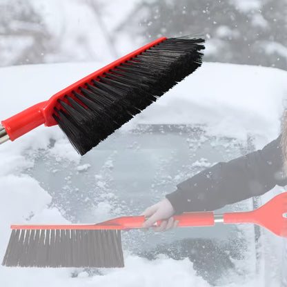 DualAction Ice Scraper & Snow Brush - 2-in-1 with Comfortable Grip