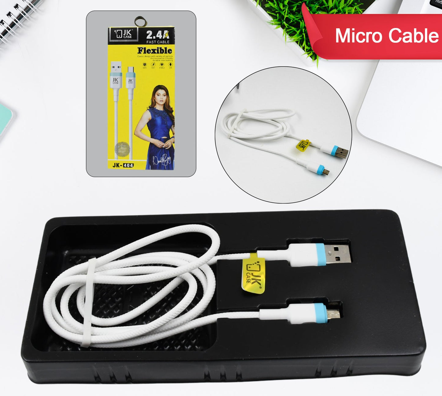 Fast Charging (2.4A ) Cable for Android - Efficient Data Transfer (1 Pc)