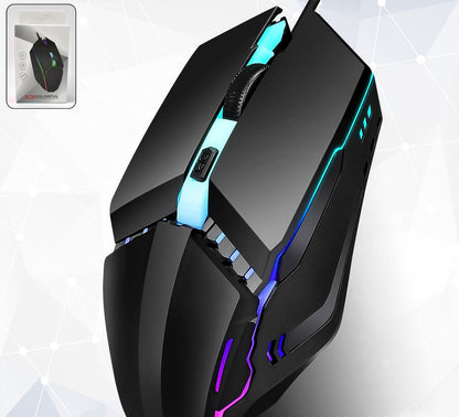 Usb Wired Mouse Ergonomic Design Gaming Mouse (1 Pc)