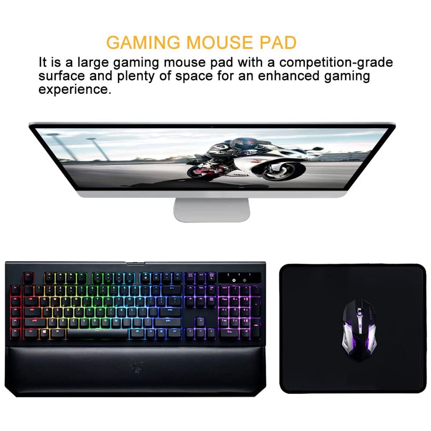 Basic Mouse Pad for Smooth Computer Navigation