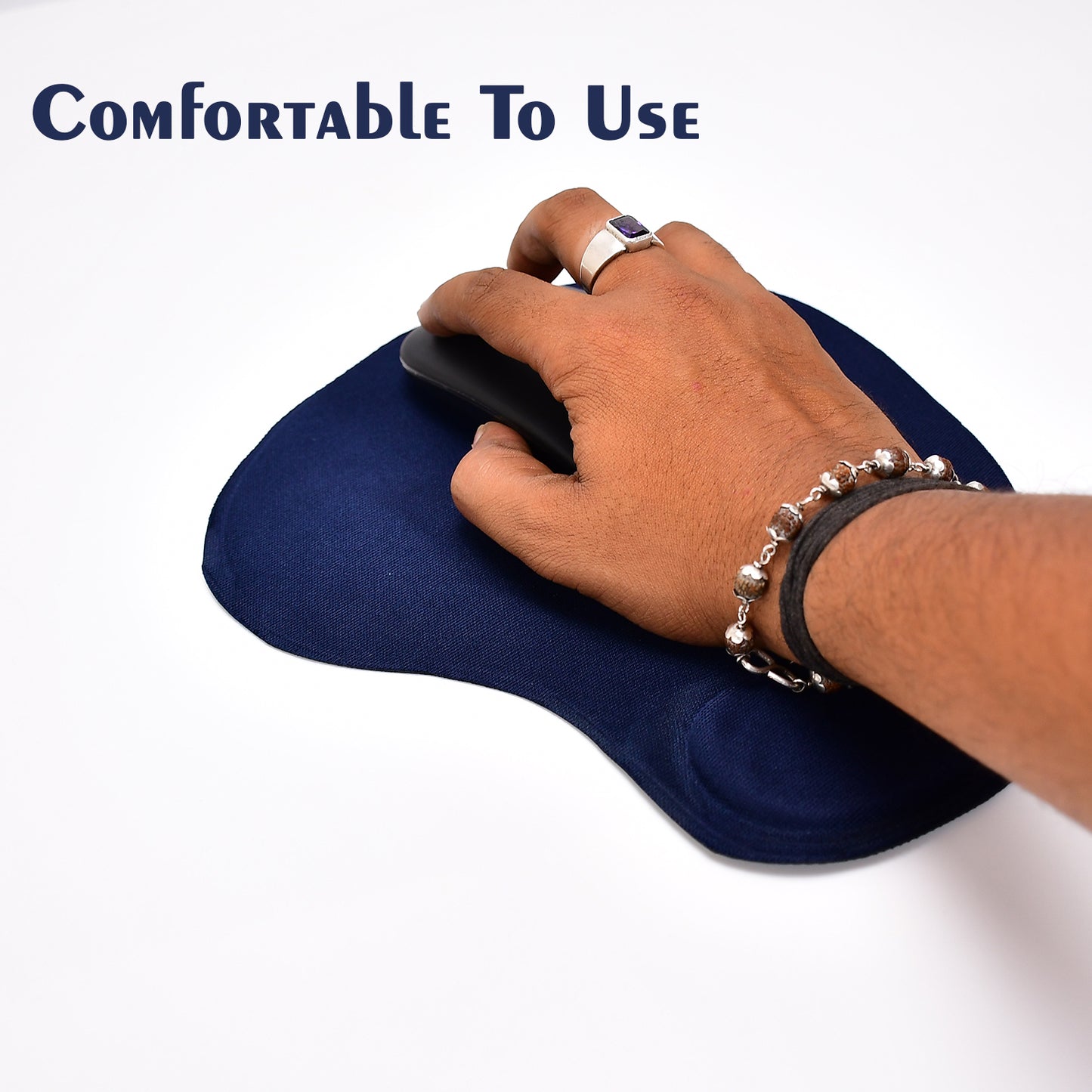 Ergonomic Wrist Support Mouse Pad for Computer Use