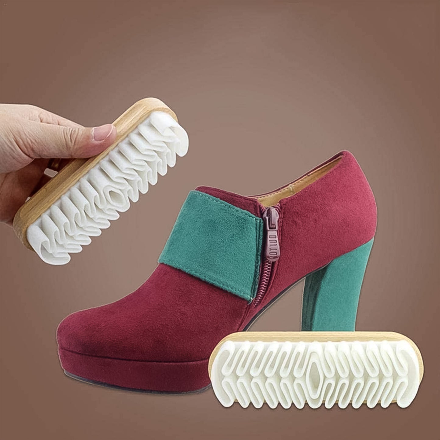 Shoe Cleaning Brush - Leather Cleaner for Shoes &amp; Boots (1 Pc)