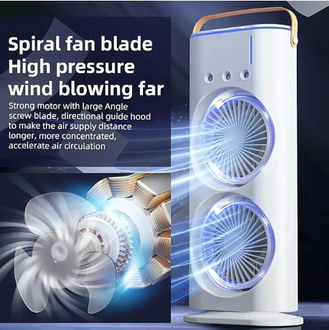 USB-Powered Portable Desk Fan with Remote Control(1 Pc  With Remote)