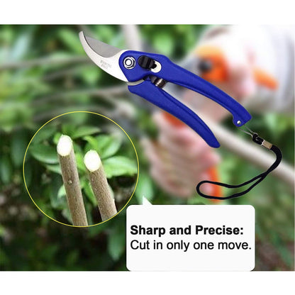 Garden Shears Pruners | Precision Scissors for Cutting Branches, Flowers, Leaves, and Pruning Seeds